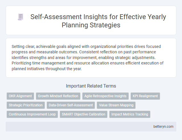 Self-Assessment Insights for Effective Yearly Planning Strategies