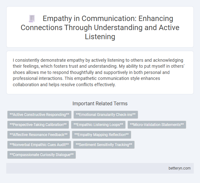 Empathy in Communication: Enhancing Connections Through Understanding and Active Listening